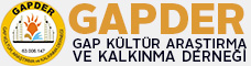 GAP Kültür Araştırma ve Kalkınma Derneği GAPDER  Şanlıurfa